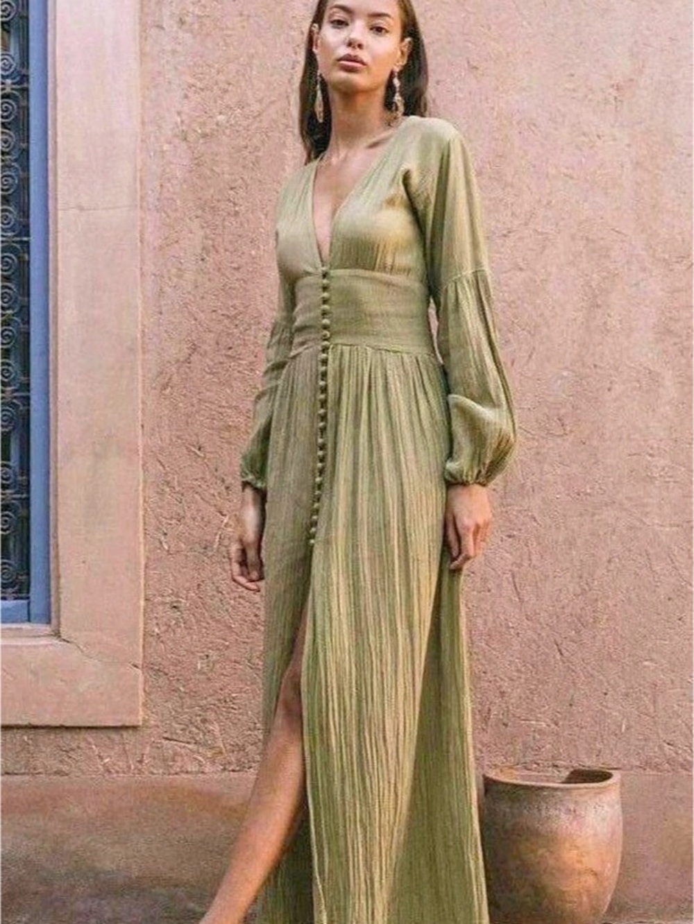 Green Maxi Dress Never Worn
